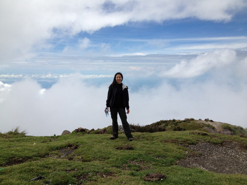 me at the summit of volcan santa maria