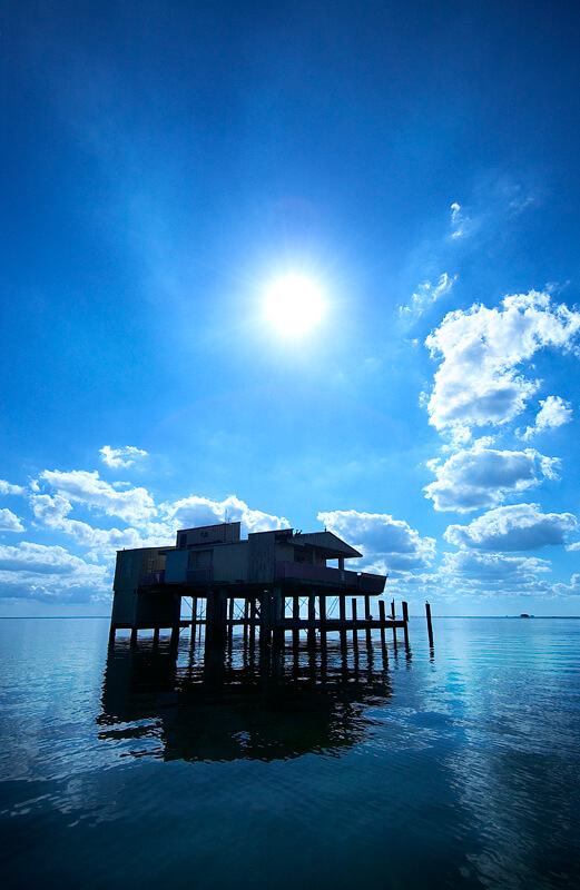 Stilt House in Biscayne National Park.