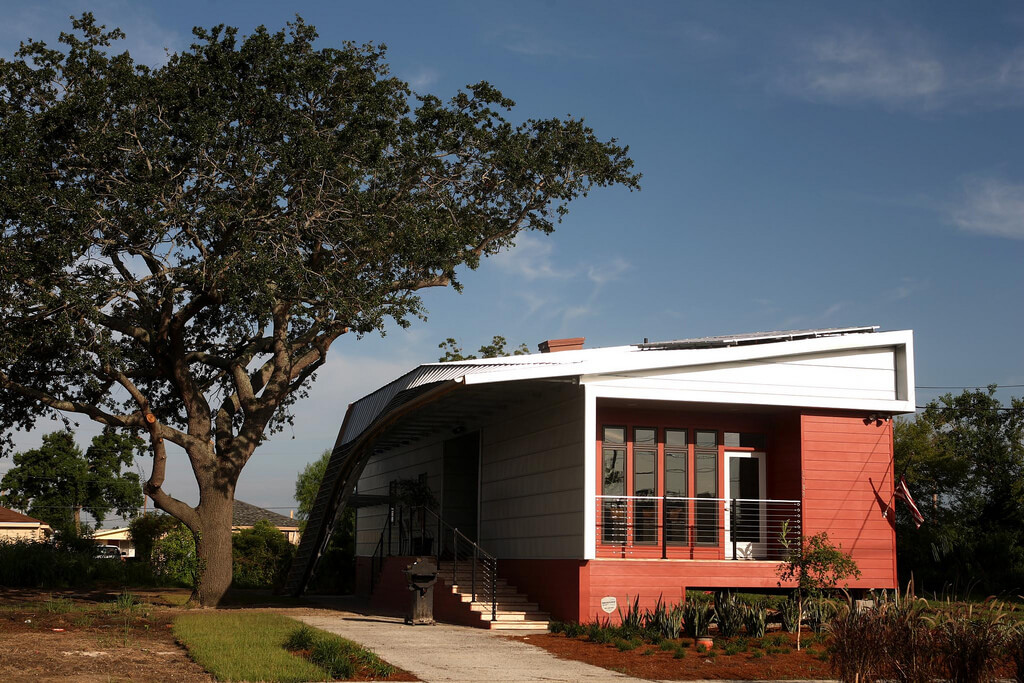 Trahan Architects are based in Baton Rouge, Louisiana and designed this home.