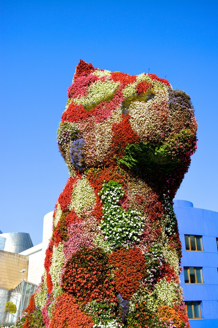 Puppy, by Jeff Koons; The Guggenheim, Bilbao, Basque Country, Spain | nycexpeditionist.com